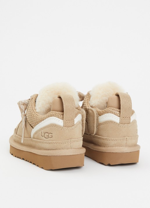 UGG Lowmel sneaker met suède details - achterkant 6 donkerbeige
