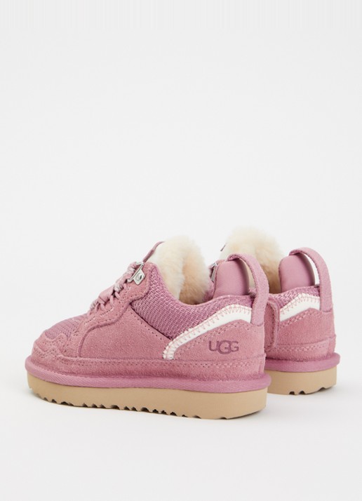 UGG Lowmel sneaker met suède details - achterkant 4 oudroze