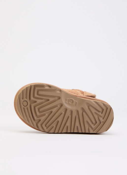 UGG Lowmel Spotted sneaker van suède met panterprint - detail beige