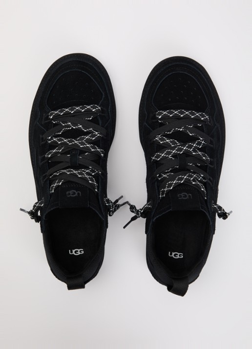 UGG Minimel sneaker met suède details - detail 2 zwart