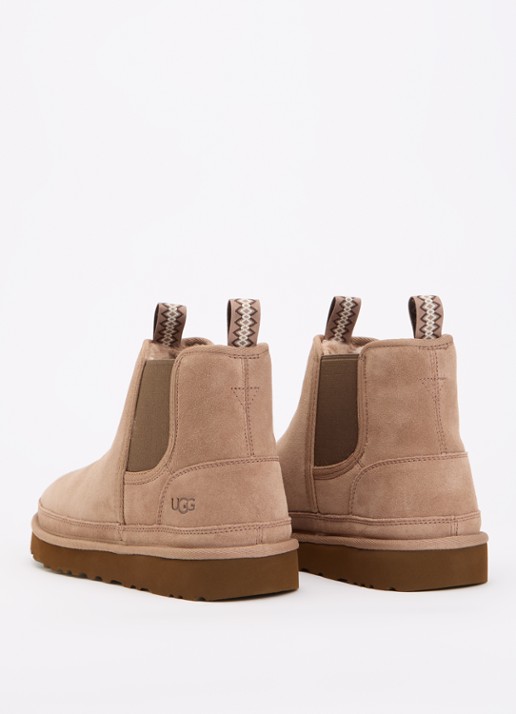 UGG Neumel chelsea boot van suède  - achterkant beige