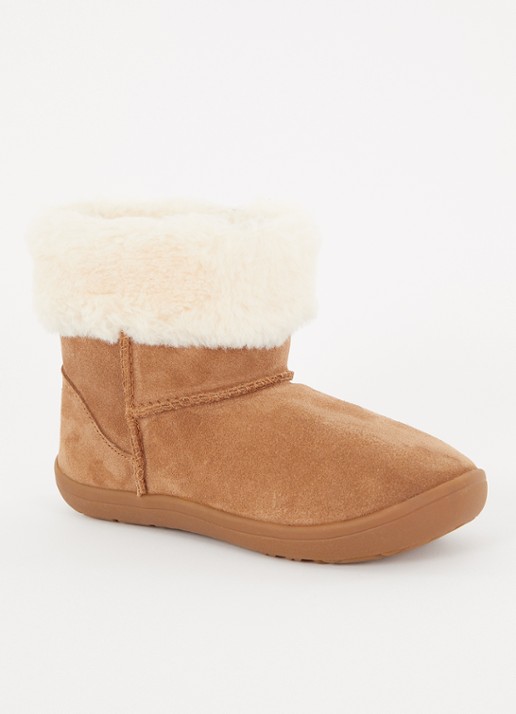 UGG Sammee enkellaarsje van suède - voorkant 5 camel