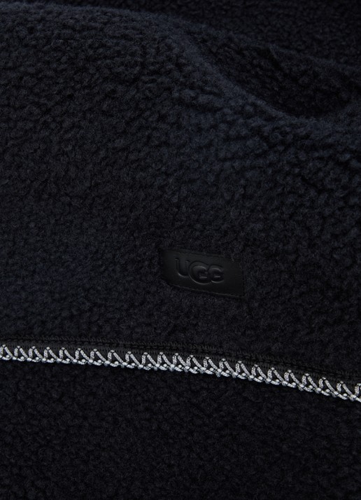 UGG Sjaal van teddy 200 x 20 cm - detail 2 zwart