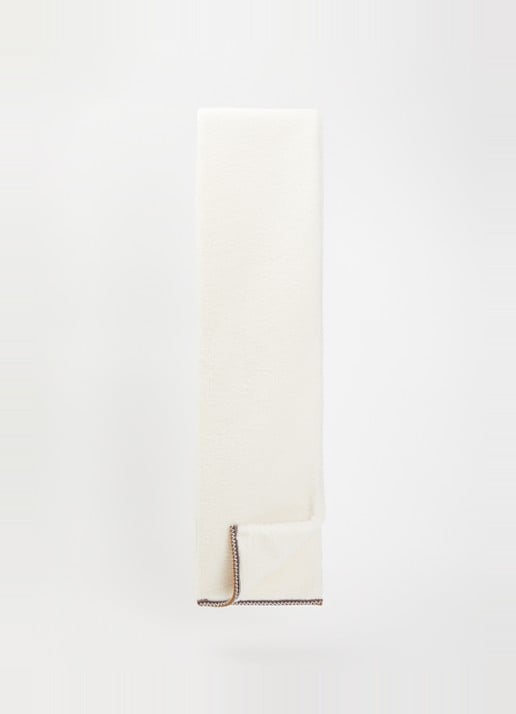 UGG Sjaal van teddy 200 x 20 cm - detail 2 gebroken wit