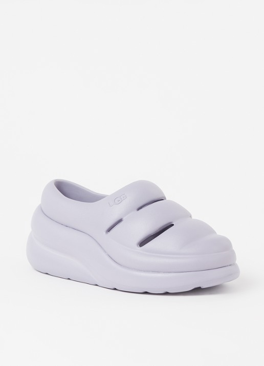 UGG Sport Yeah instapper met logo - voorkant lichtpaars