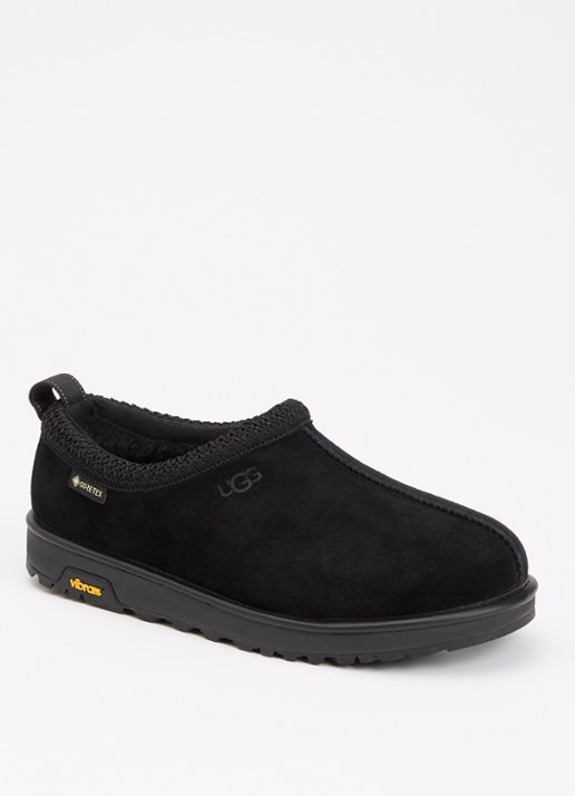 UGG Tasman GTX instapper van suède - voorkant 2 zwart