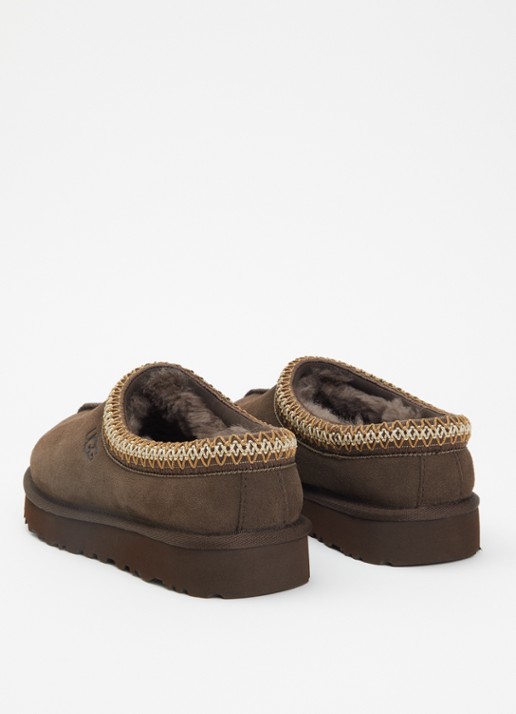 UGG Tasman ll instapper van suède - achterkant 4 donkerbruin