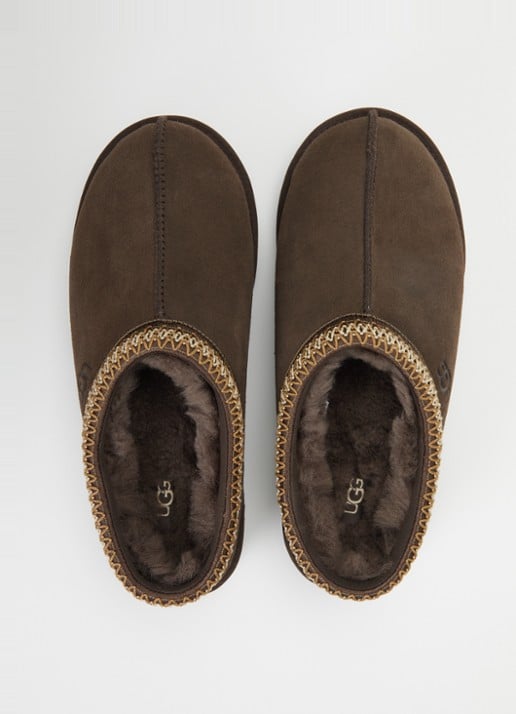 UGG Tasman ll instapper van suède - detail 2 donkerbruin