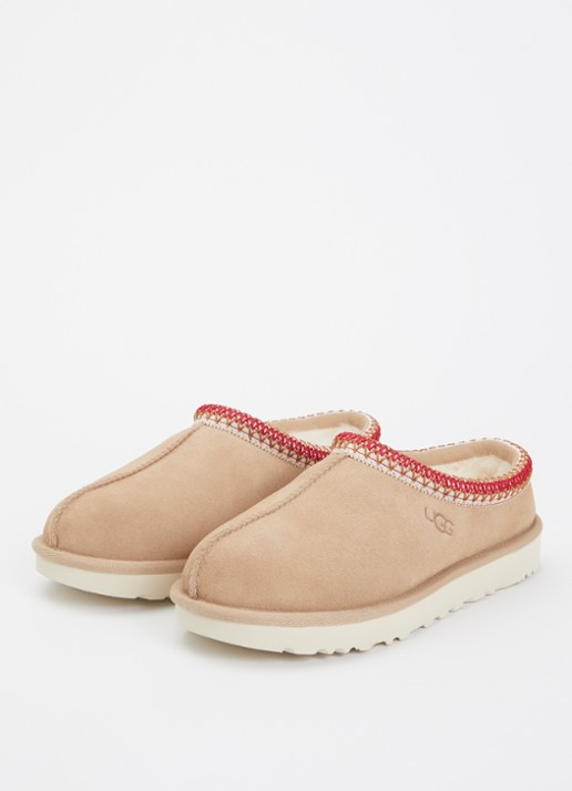 UGG Tasman ll instapper van suède - detail 2 zand