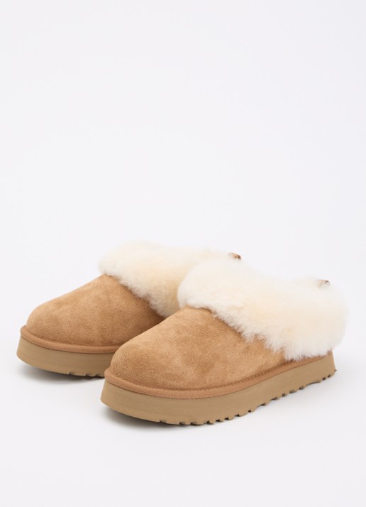 UGG Tazelle instapper van suède - voorkant 2 camel