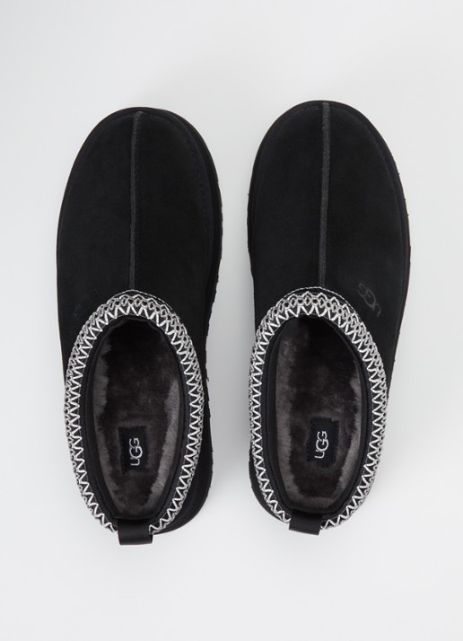 UGG Tazz ll instapper van suède met plateauzool - detail 2 zwart