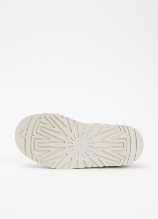 UGG Tazz Sun Stitch instapper van suède - detail 4 khaki