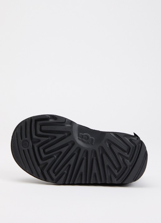 UGG Ultra Mini Bailey Bow enkellaarsje van suède - detail 4 zwart