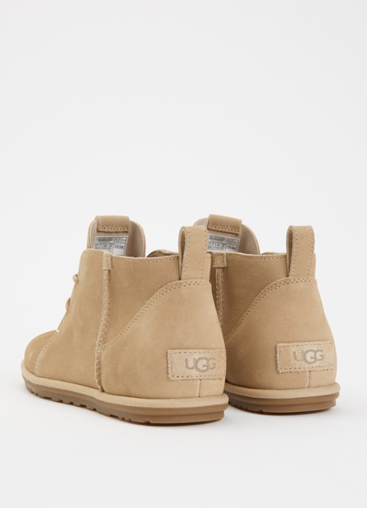UGG W Classic veterboot van suède - achterkant 5 khaki