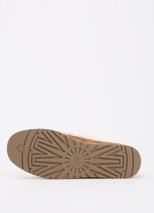 UGG Zora ballerina van suède - detail 3 camel