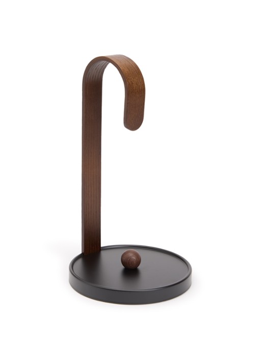 Umbra Bellwood keukenrolhouder 31 cm - voorkant zwart