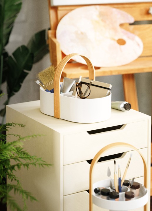 Umbra Bellwood organizer 30 x 20 cm - detail 3 wit