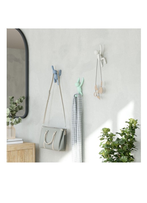 Umbra Buddy haken set van 3 - achterkant 2 mint