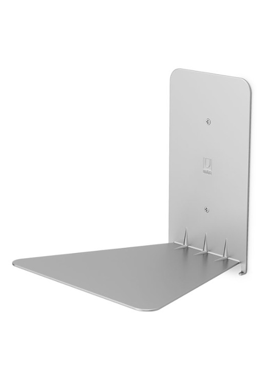 Umbra Conceal zwevende boekenplank in 3-pack - voorkant 2 zilver