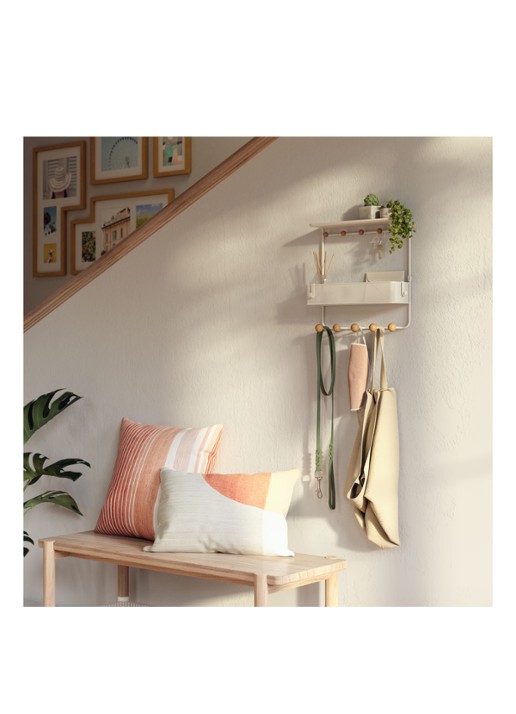 Umbra Estique wandrek 31 x 32 cm - voorkant 2 wit