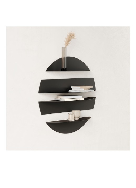 Umbra Solis wandplank set van 4  - detail 6 zwart