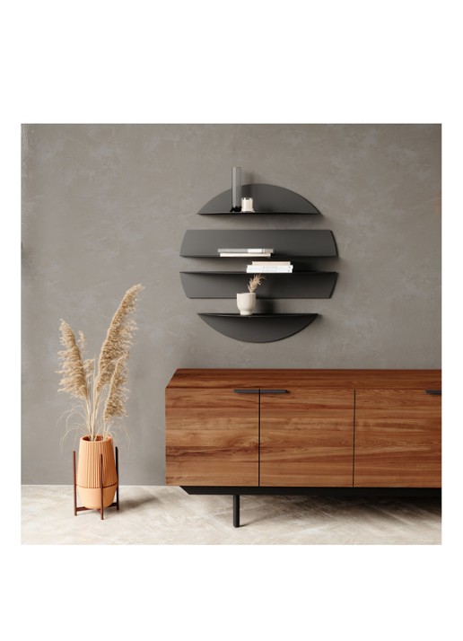 Umbra Solis wandplank set van 4  - voorkant 8 zwart