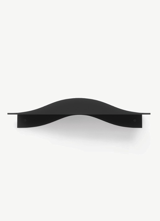 Umbra Surf wandplank set van 2 - detail 7 zwart