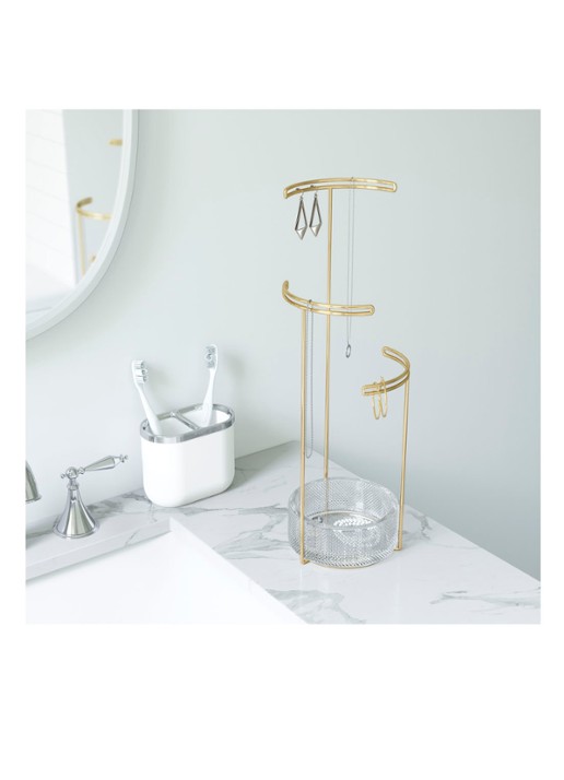 Umbra Tesora sieradenhouder 41,5 cm - achterkant 3 goud
