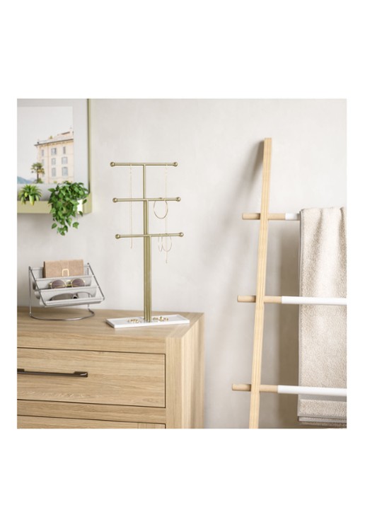 Umbra Trigem sieradenhouder 49 cm - voorkant 4 goud