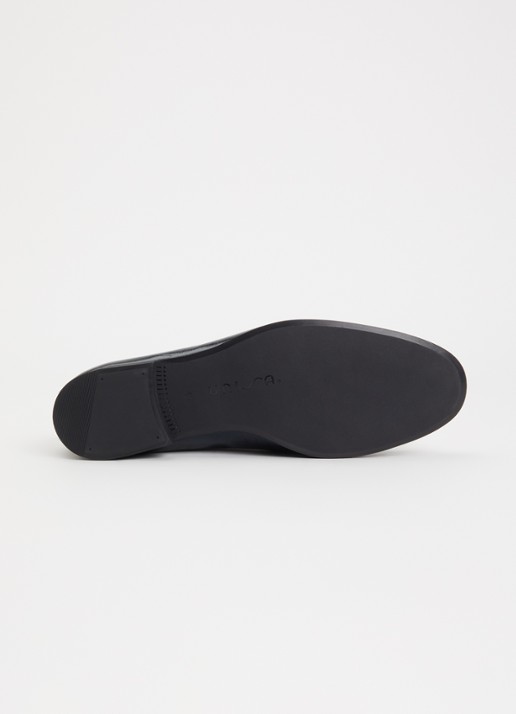 Unisa Dalcy loafer van leer met lakfinish - detail 5 zwart
