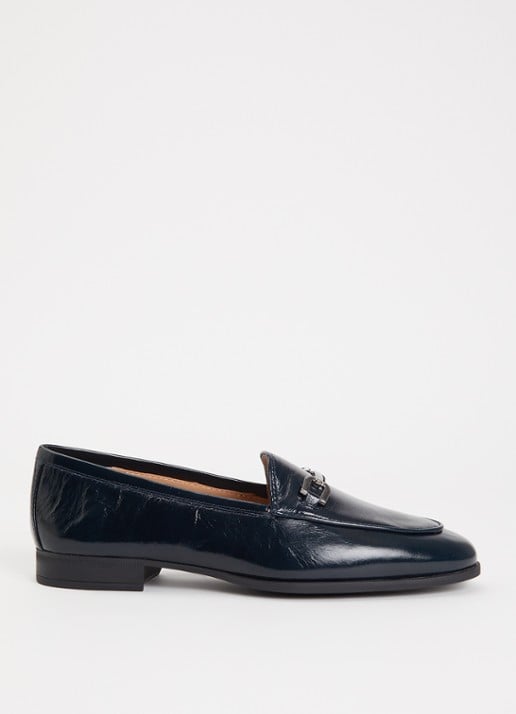 Unisa Dalcy loafer van leer met lakfinish