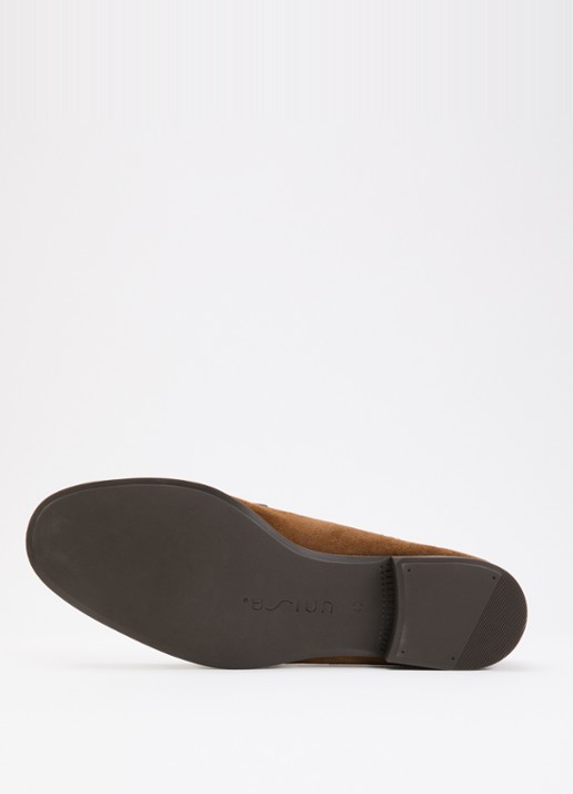 Unisa Dalcy loafer van suède - detail 3 bruin