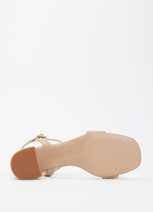 Unisa Sandalette van suède - detail 6 beige