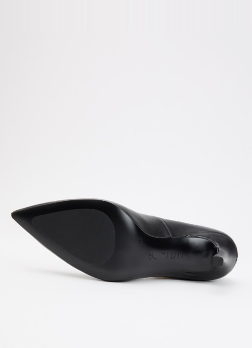 Unisa Teresa pump van leer - detail 4 zwart