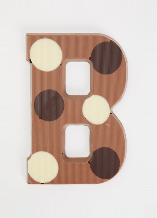 Urban Cacao Melk chocoladeletter gevlekt 200 gram - voorkant 2 b