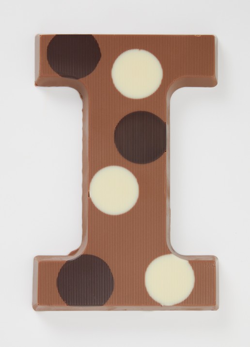 Urban Cacao Melk chocoladeletter gevlekt 200 gram - voorkant 2 i