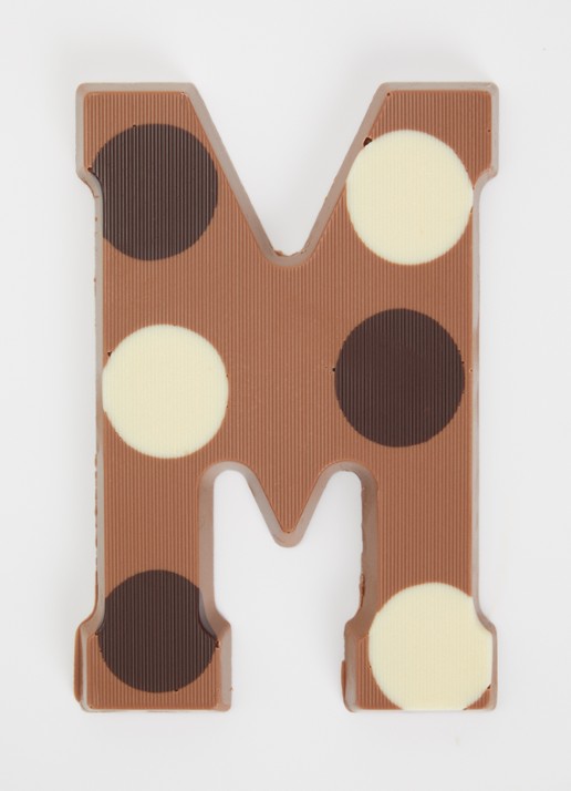 Urban Cacao Melk chocoladeletter gevlekt 200 gram - voorkant 2 m