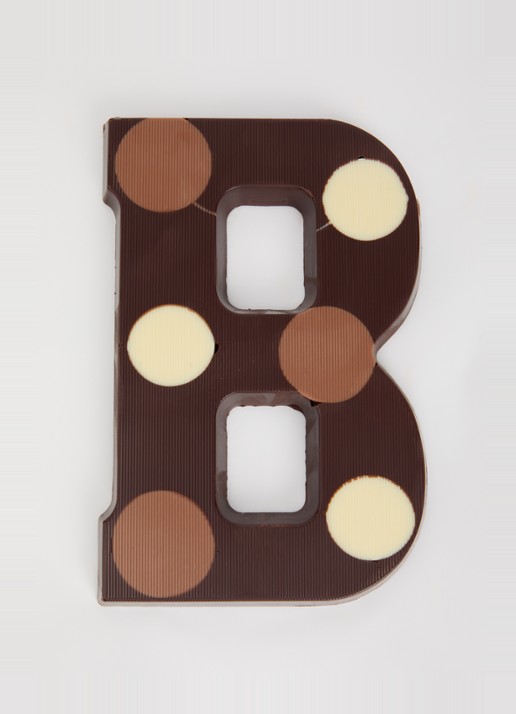 Urban Cacao Pure chocoladeletter gevlekt 200 gram - voorkant 2 b