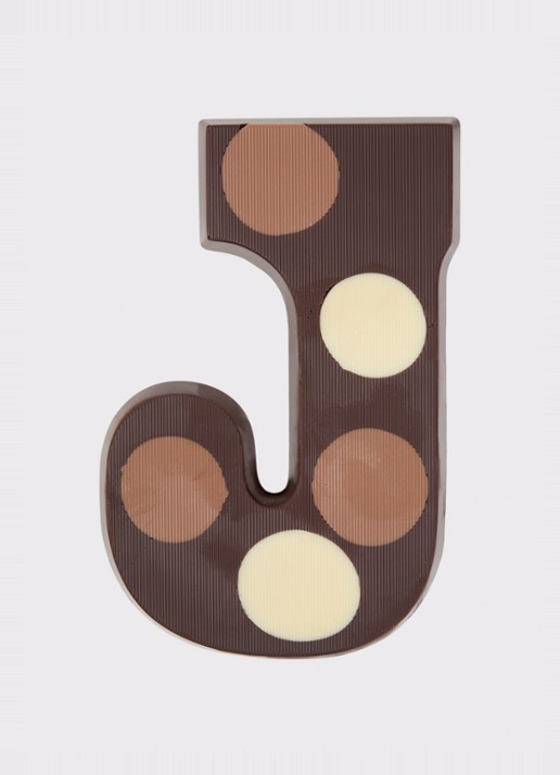 Urban Cacao Pure chocoladeletter gevlekt 200 gram - voorkant 2 j