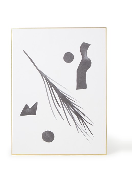 Urban Nature Culture Aesthetic Abstract wanddecoratie 40 x 30 cm - voorkant 2 wit
