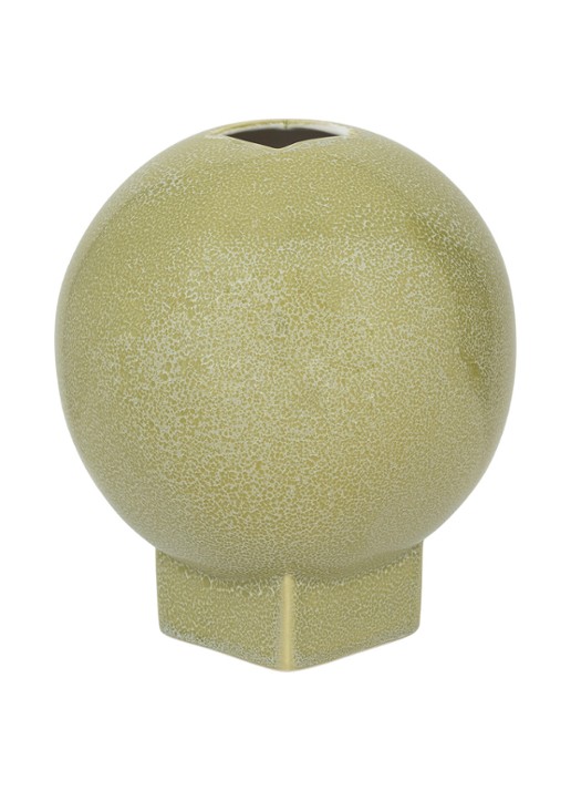 Urban Nature Culture Esfera vaas 25,5 cm - achterkant 6 lichtgroen