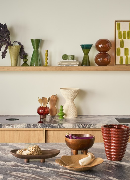 Urban Nature Culture Faen vaas 38 cm - detail 4 groen