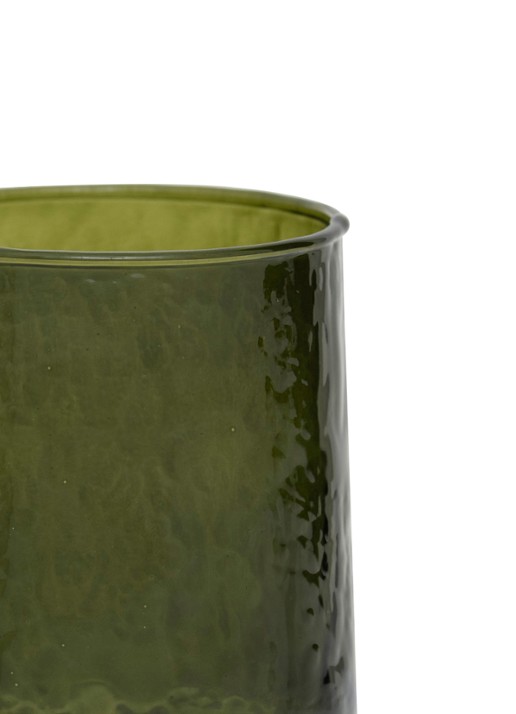 Urban Nature Culture Hammered glas - achterkant 4 groen