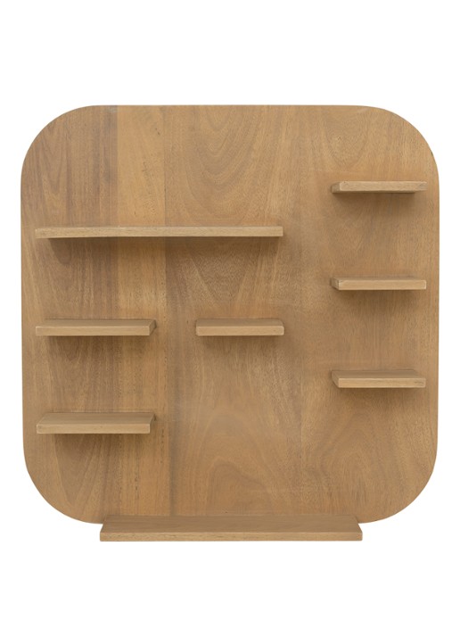 Urban Nature Culture Isao wandplank van mango hout 50 x 50 cm