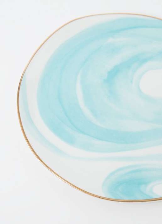 Urban Nature Culture Ontbijtbord 17 cm - detail 3 turquoise