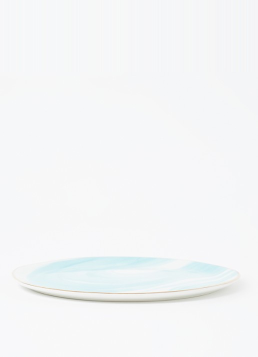 Urban Nature Culture Ontbijtbord 17 cm - voorkant 2 turquoise