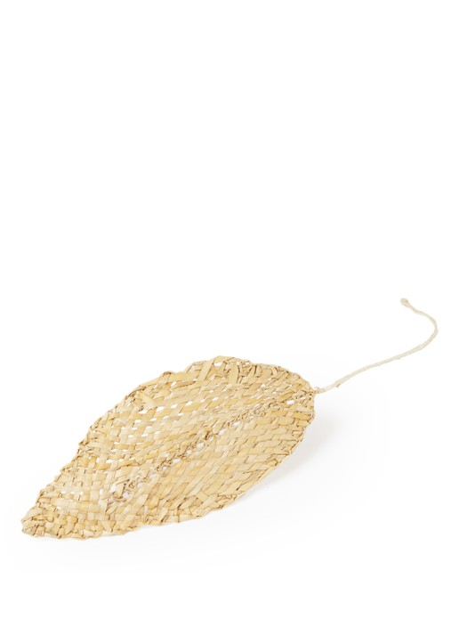 Urban Nature Culture Planta de Praia decoratieblad  80 cm - voorkant 2 beige