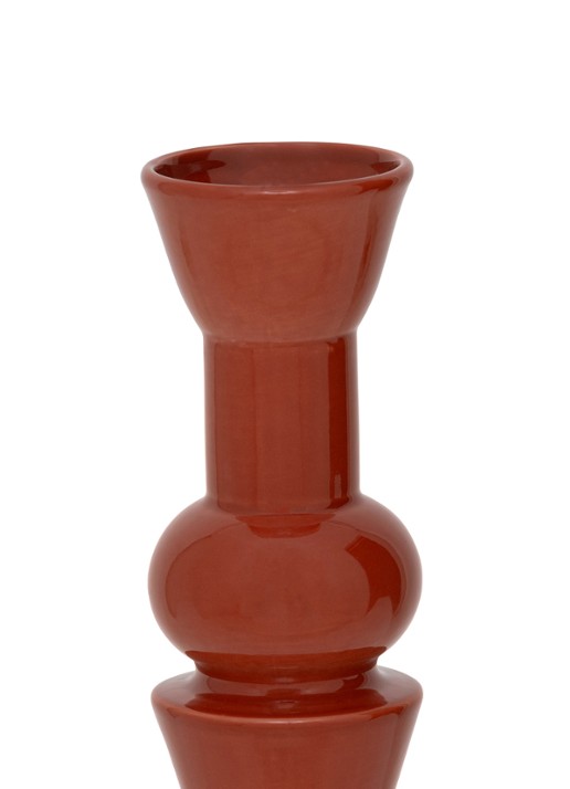 Urban Nature Culture Poul vaas 31 cm - achterkant 4 steenrood
