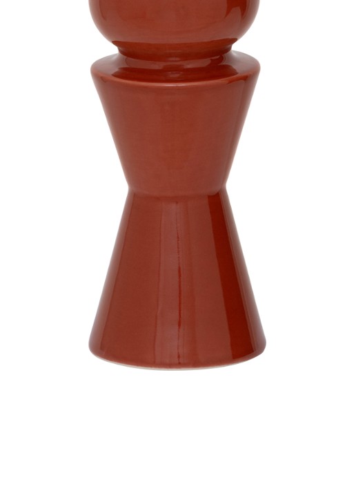 Urban Nature Culture Poul vaas 31 cm - detail steenrood