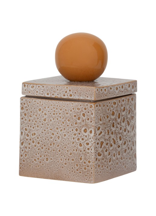 Urban Nature Culture Runa opbergpot 14 cm - achterkant oranje